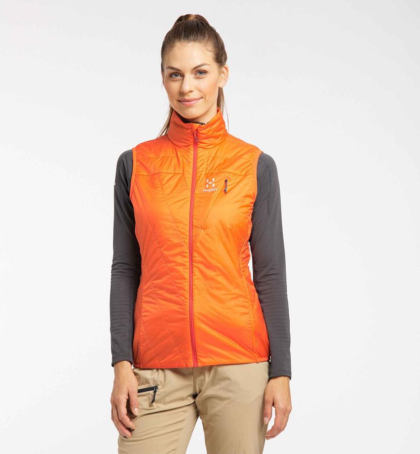 Haglöfs Womens L.I.M Barrier Vest Orange New Zealand 76490QATF